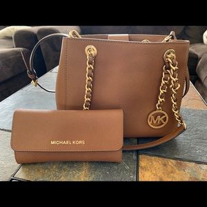 Michael Kors Purse & Wallet Set